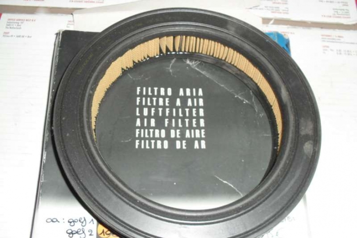Luchtfilter Golf 1 1100cc/1300cc 74-85, golf 2 1000cc 83-92, passat 1300cc 73-80, Polo 900cc/1000cc 81-94