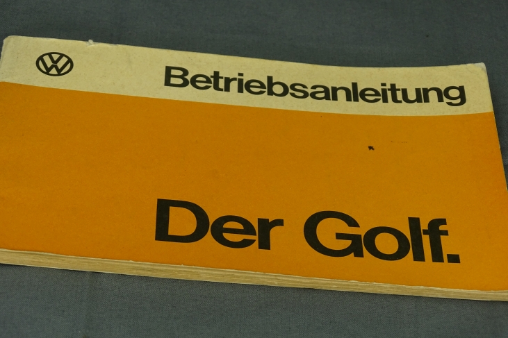 Handleiding Duits Golf 1 1974
