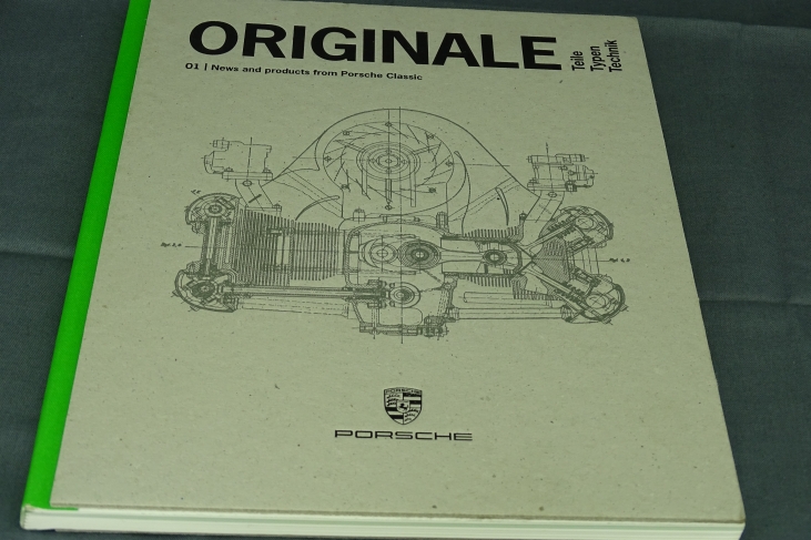 Porsche boek Originale Typen Technik 01 Engelstalig