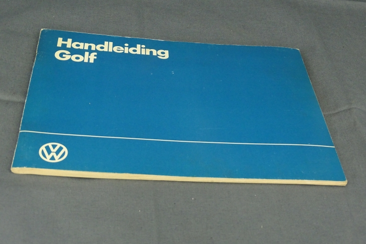 Handleiding Vw Golf 2 9/83 Nederlands