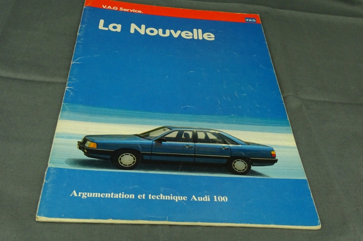 Folder La Nouvelle Argumentation et technique Audi 100 1982 Frans