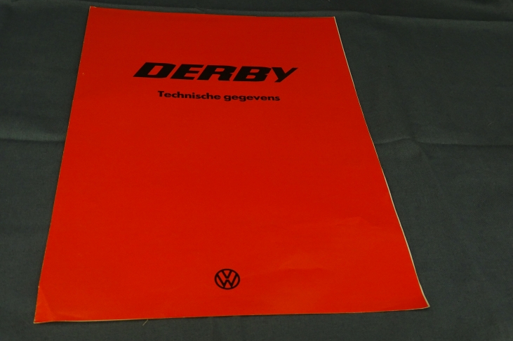 Folder Derby Technische Gegevens Nederlands