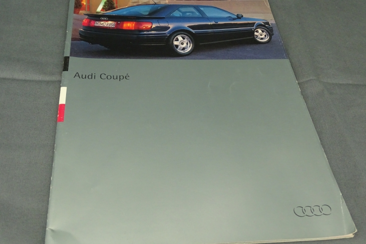 Folder Audi Coupe Januari 1994 Nederlands