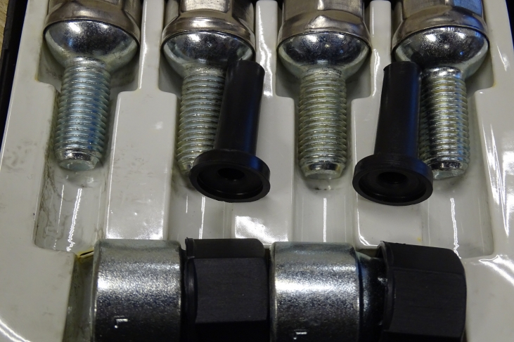 Antidiefstalbouten kit 12mm x 25 mm lengte