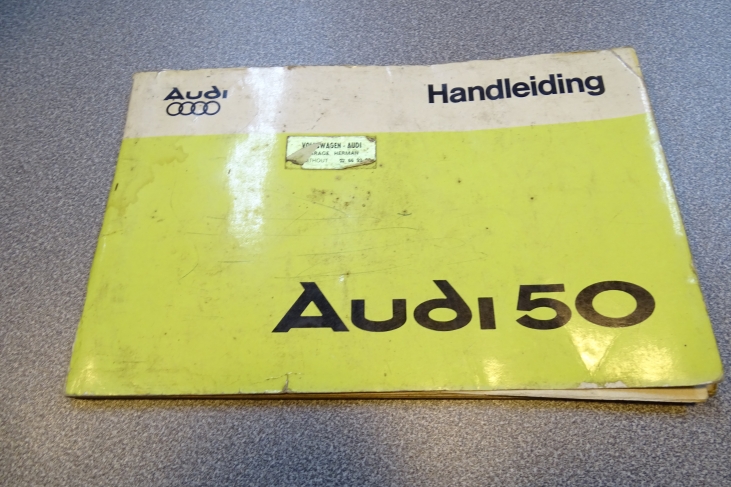 Handleiding Audi 50 augustus 1976