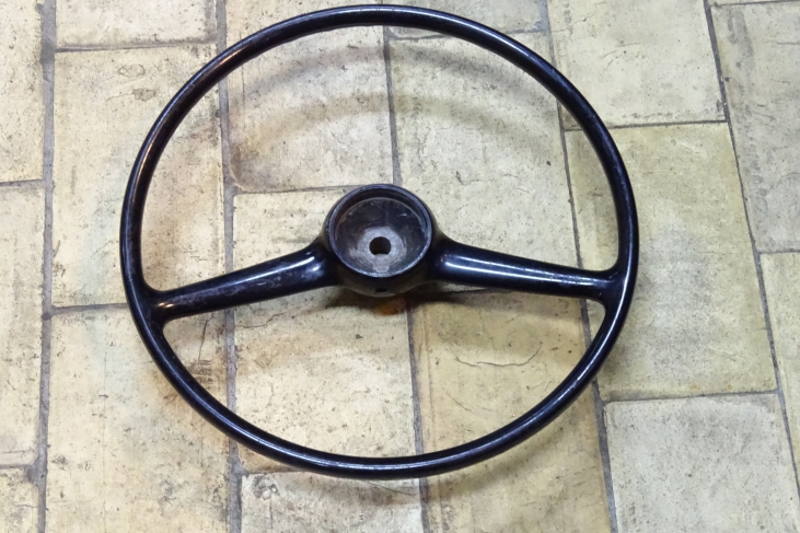Bakeliet stuur Classic Mini MK1 gebruikt